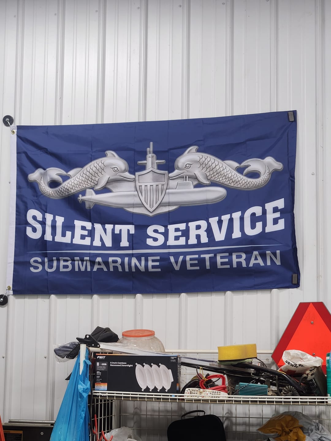 Customer photo review of Silent Service Submarine Veteran Flag