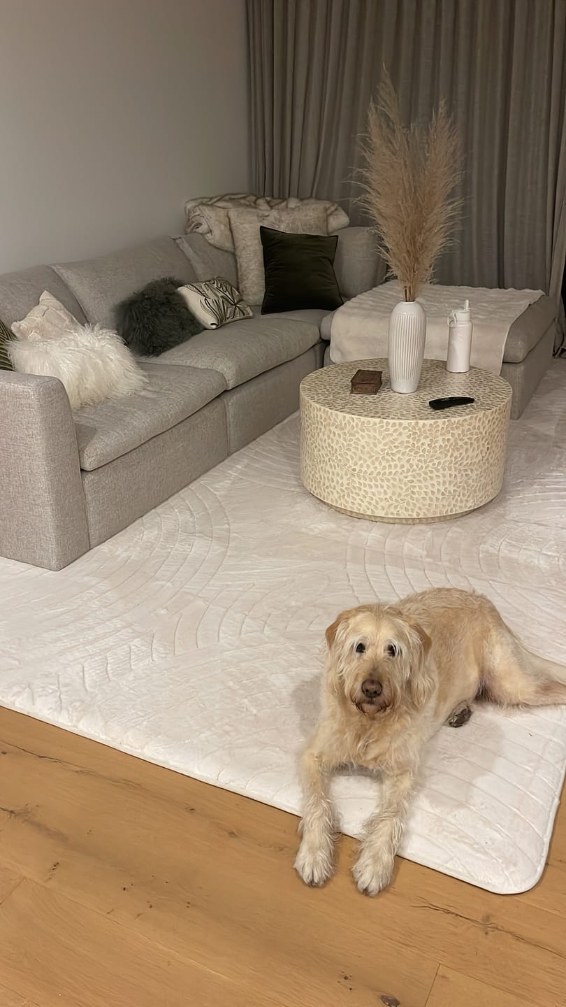 Customer photo review of Designer Relax Mat - 35mm Thick Foam Base