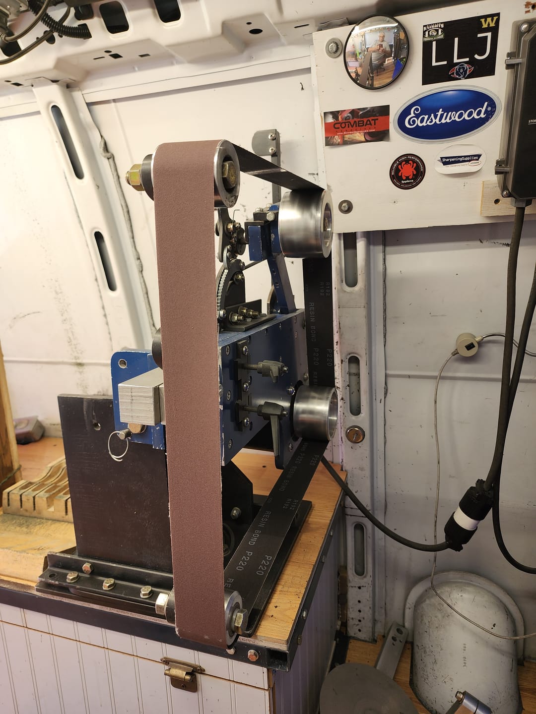 Customer photo review of 2" x 72" Sanding Belts for Finishing & Sharpening 20 PACK (BULK PACK)