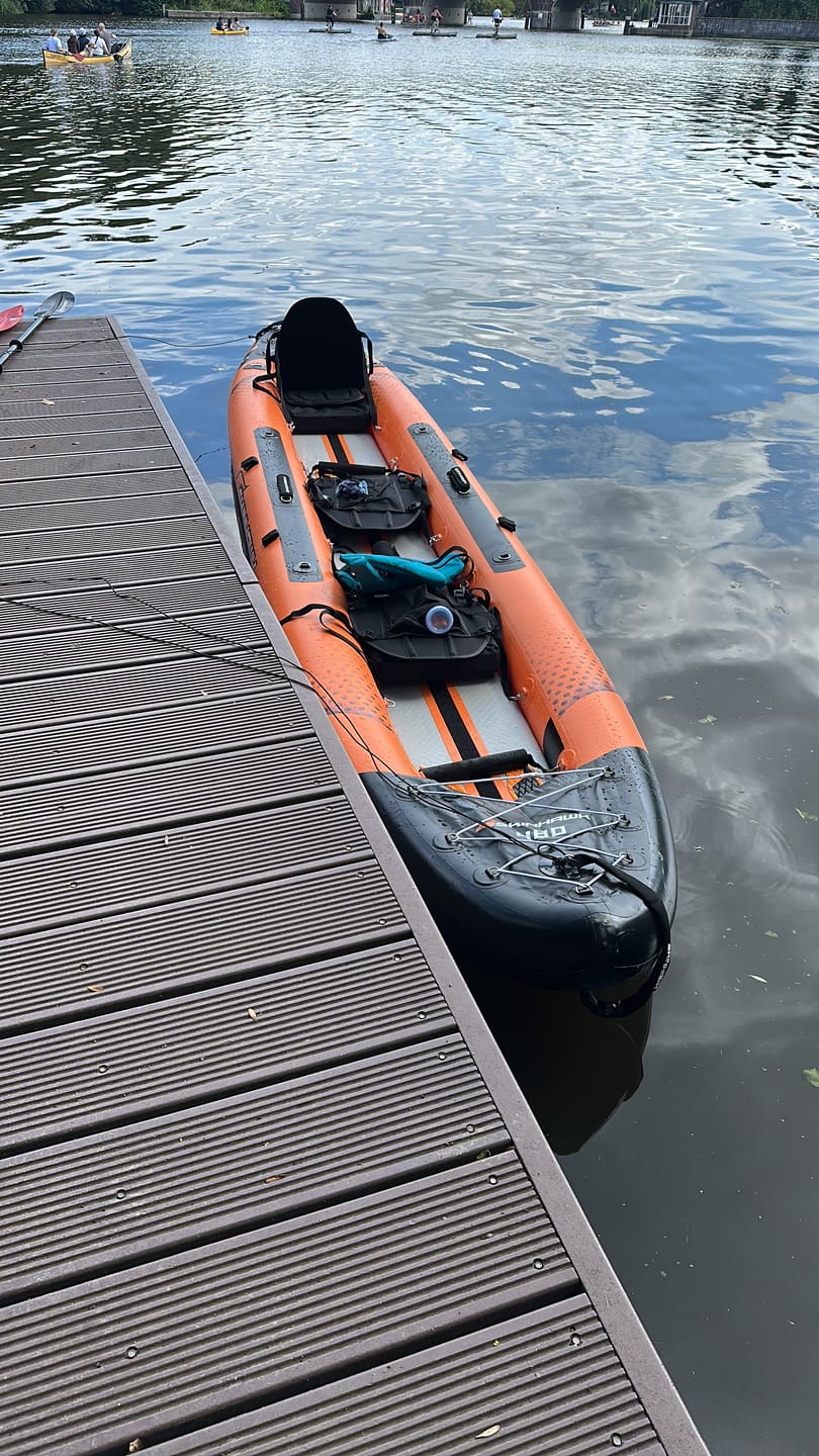 Customer photo review of SKINHAWK 3ER EXCLUSIV KAJAK KAUFEN 480 x 96 CM ORANGE
