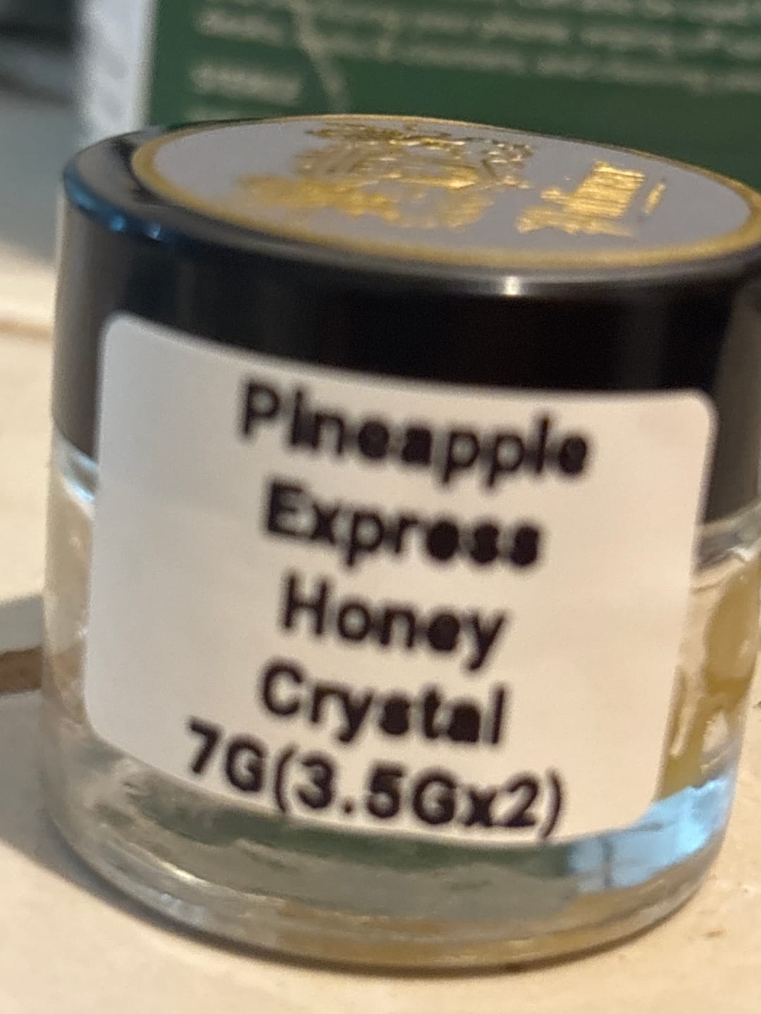 Customer photo review of Legendary Honey Crystal Pineapple Express 3.5G (BOGO)