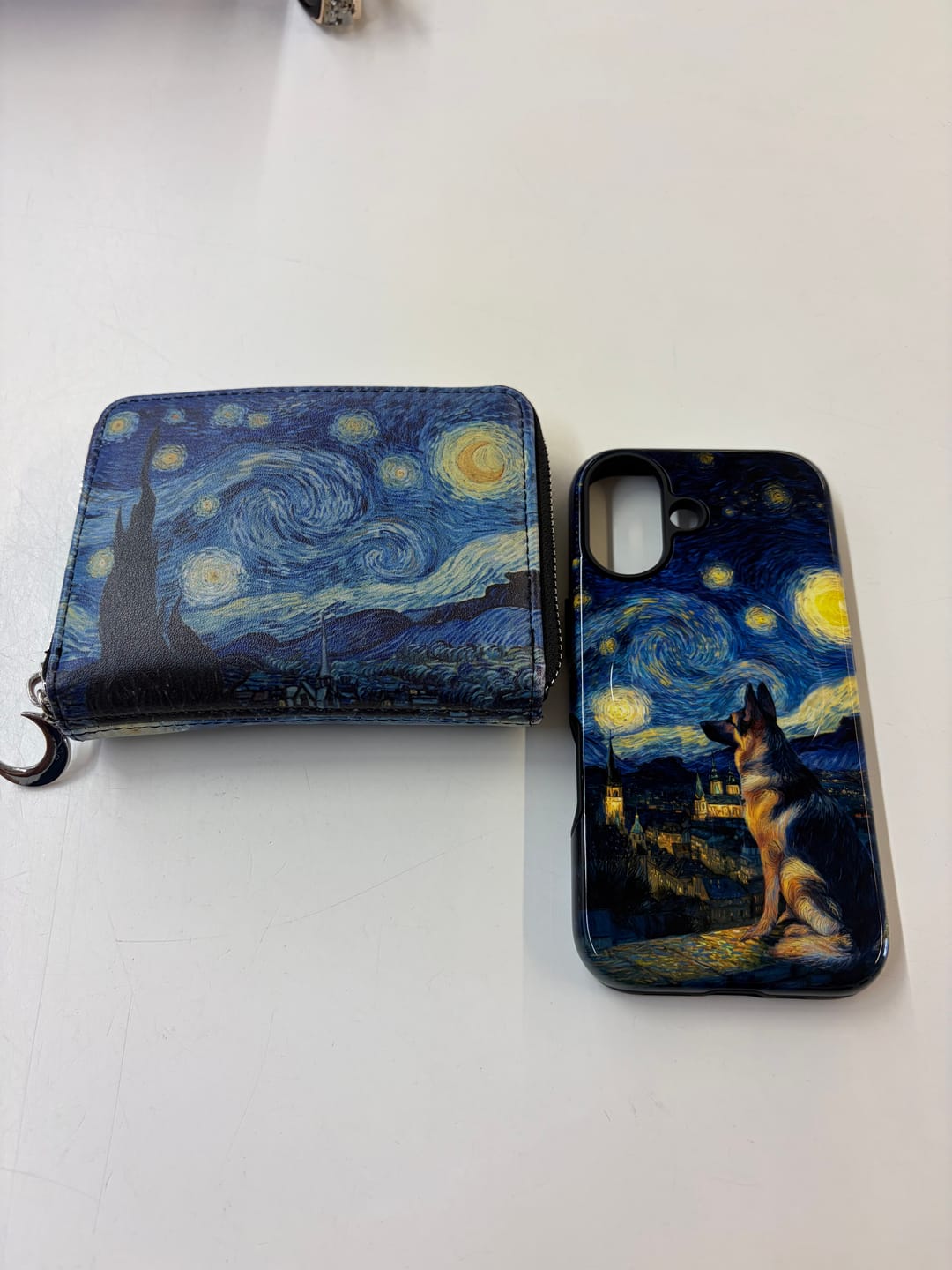 Customer photo review of Barky Night (German Shepherd) Design iPhone Case
