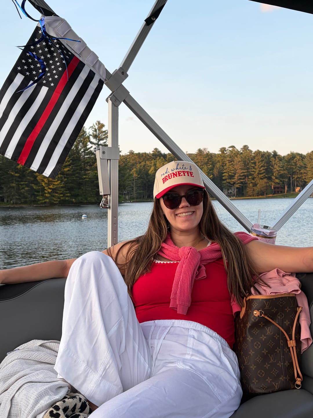 Customer photo of the Thin Red Line Flag (Firefighter Flag)