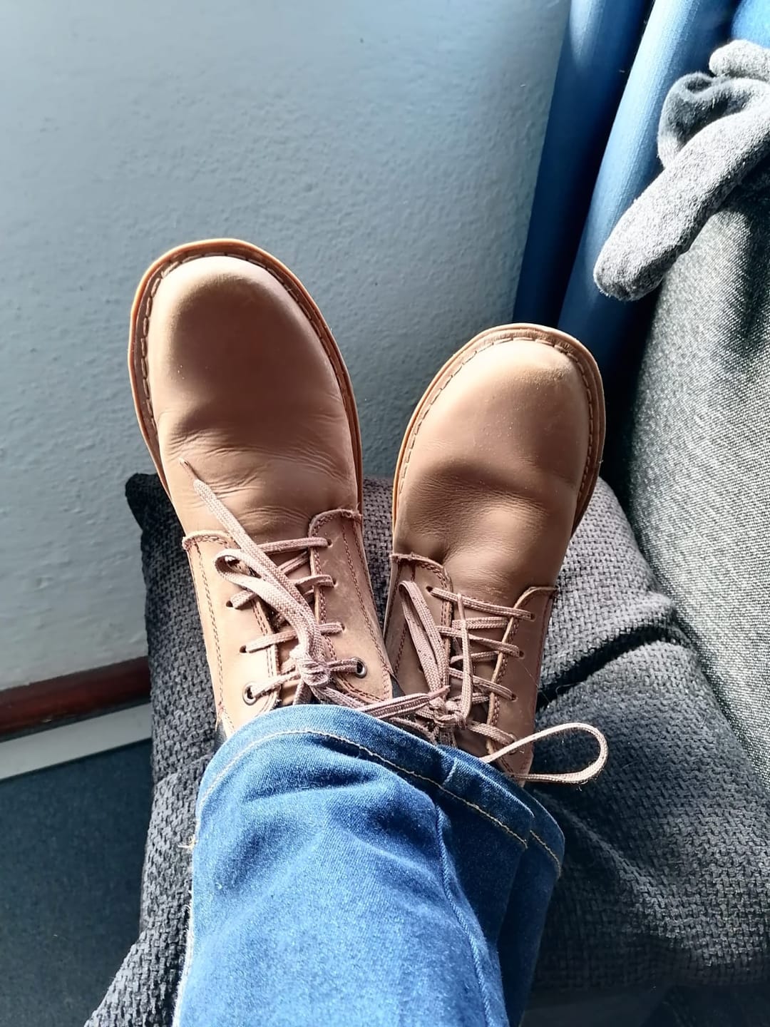 Customer photo review of ZIZI 3.0 NUBUCK TAN