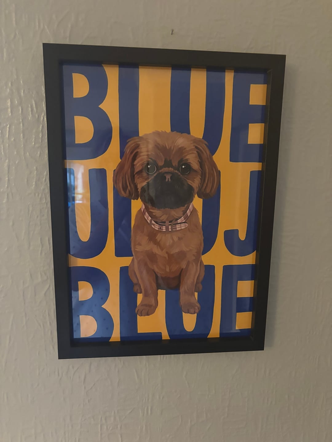 Customer photo review of Big Name - Personalised Poster