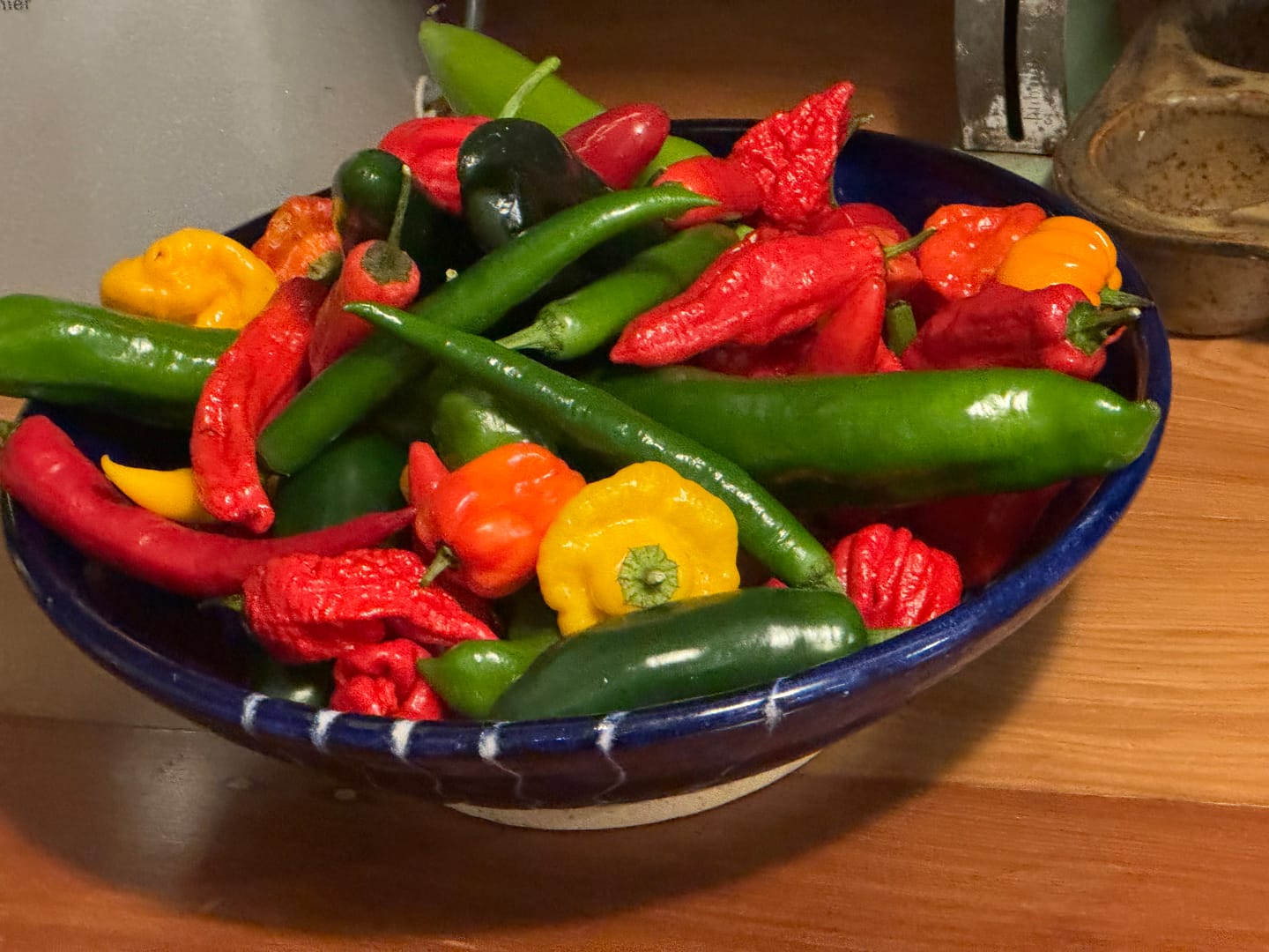 Customer photo review of Fresh Chillies Mixed Box – With Super Hot