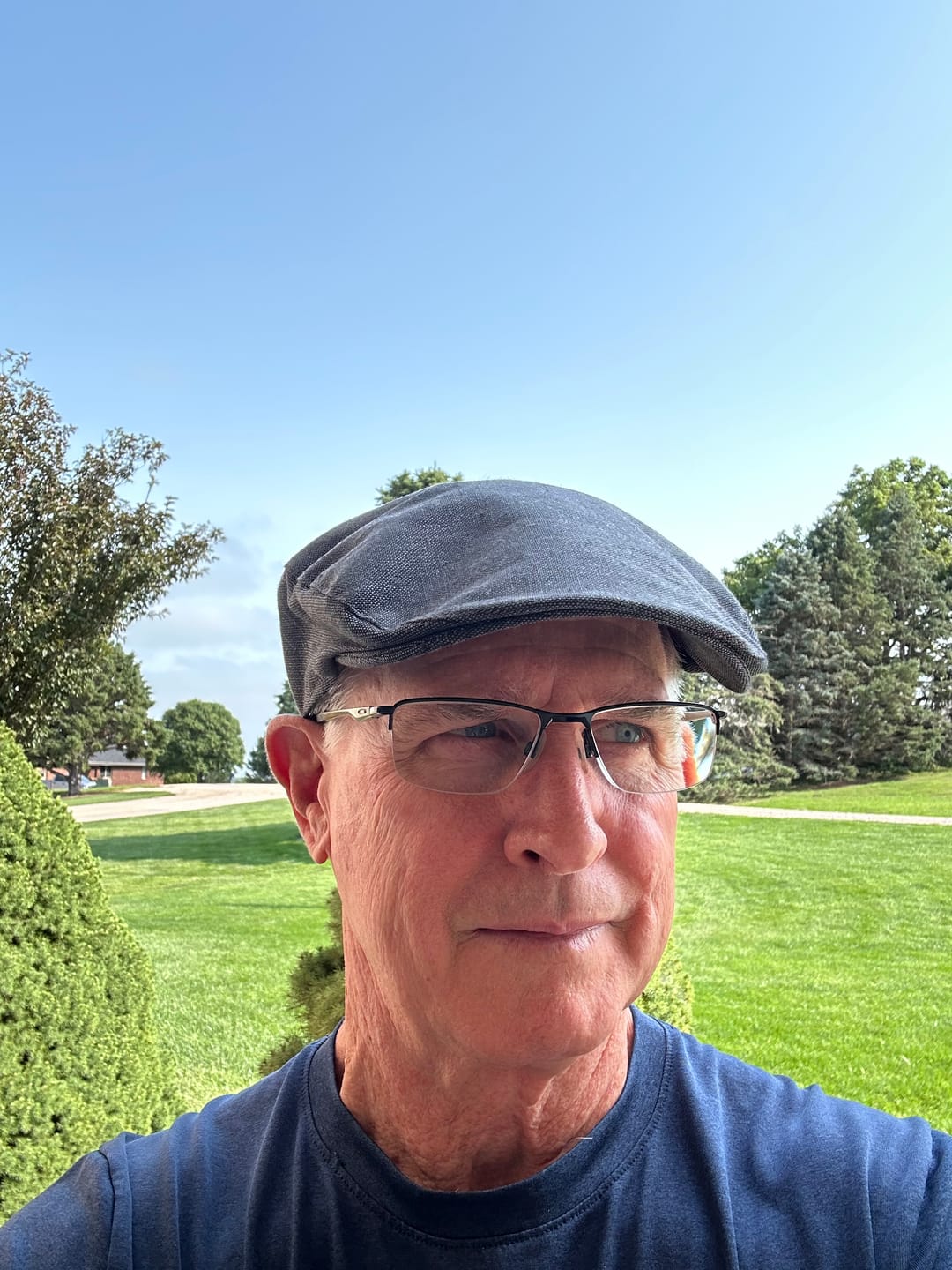 Customer photo review of Donegal Touring Cap Linen