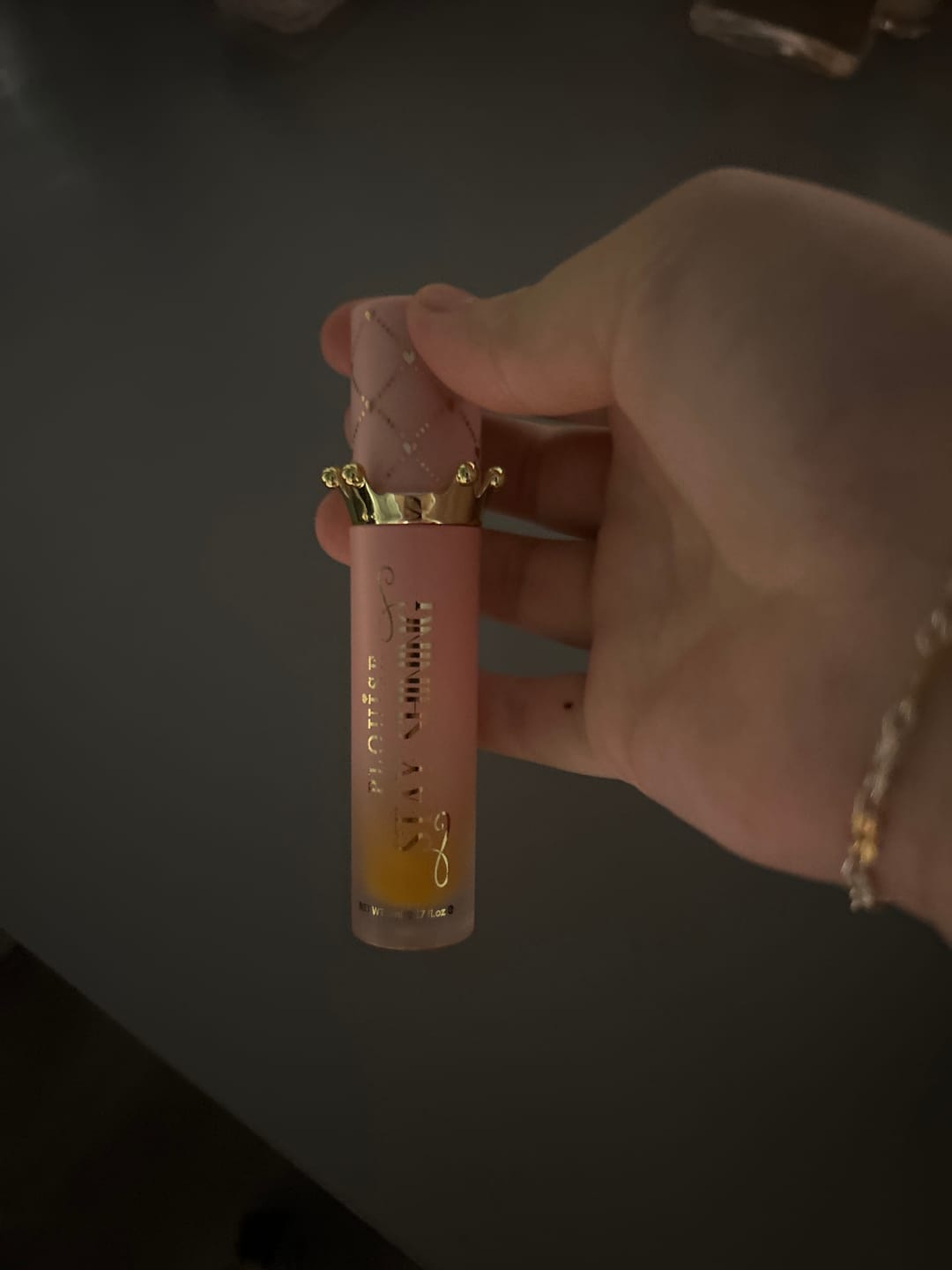 Customer photo review of Stay Shining Crown Lip Oil