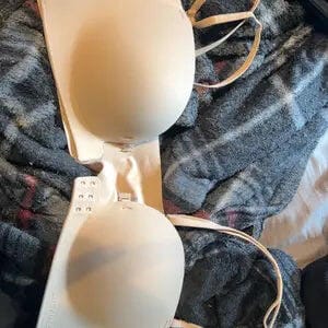 Customer photo review of Women's Strapless Front Closure Push-Up Bra