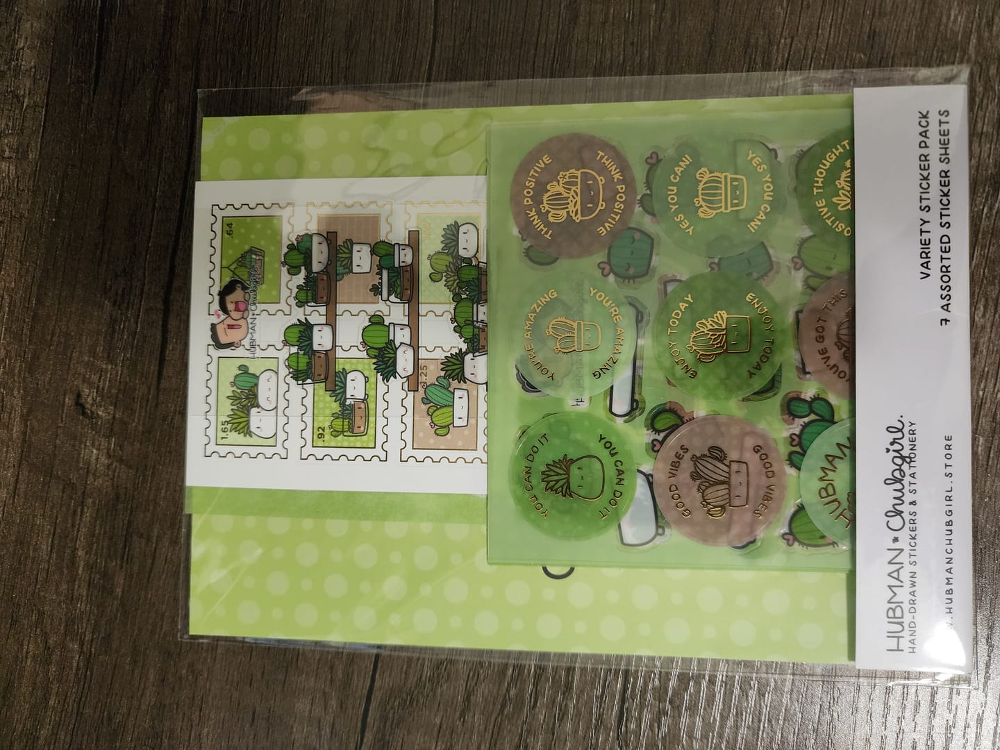 Customer photo review of Cozy Plants Variety Sticker Pack