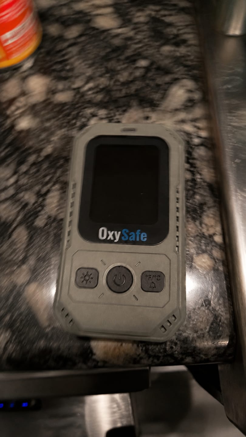 Customer photo review of OxySafe™ OffGrid RV & Motorhome CO Detector