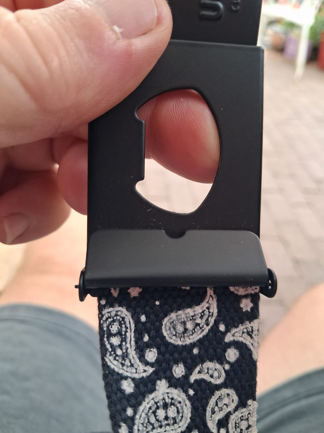 Customer photo review of Black Canvas Utility Belt