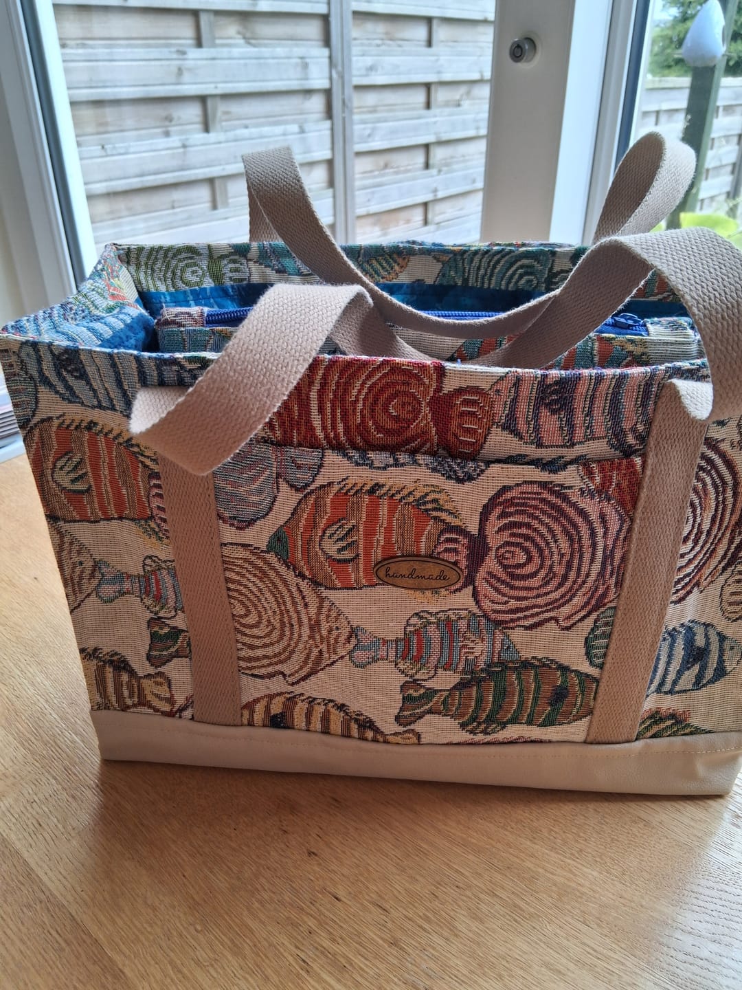 Customer photo review of Colourful Fish Tapestry Fabric