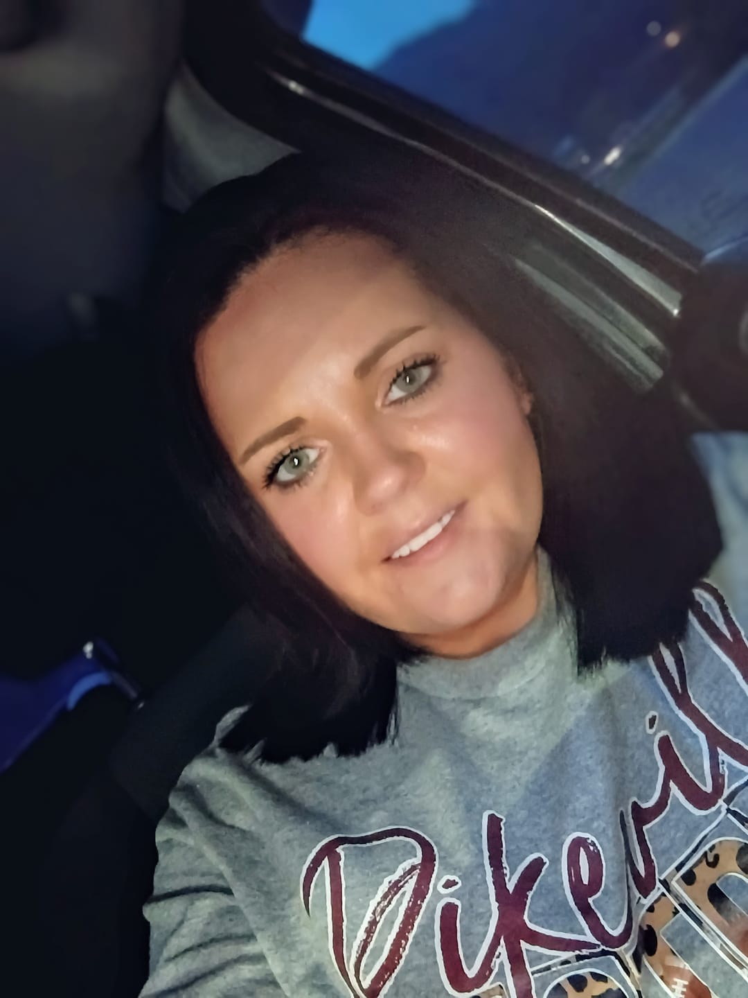Customer photo review of Hidrocor Quartz Blue Gray Prescription Colored Contact Lenses