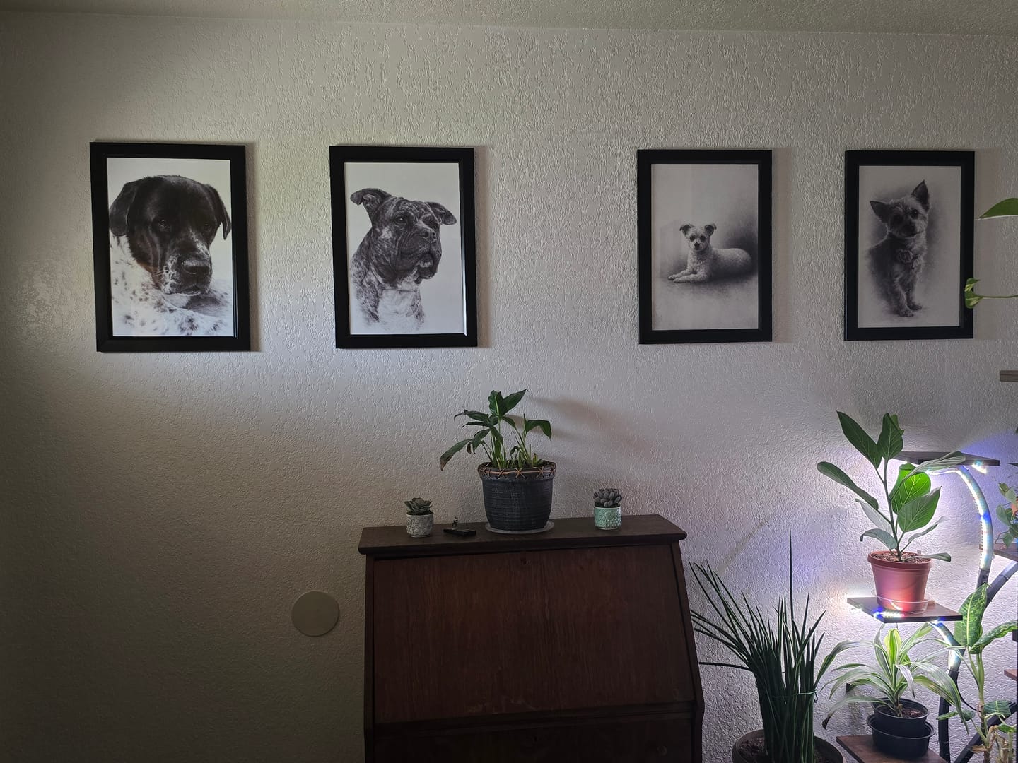 Customer photo review of Pencil Sketch - Personalized Poster