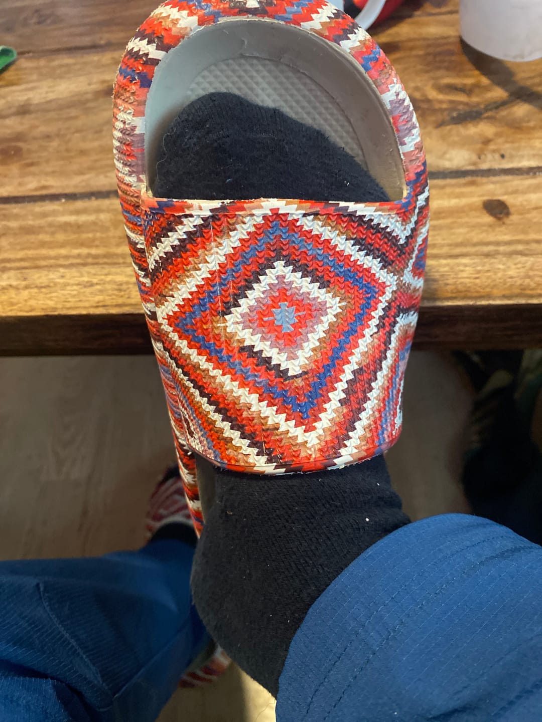 Customer photo review of HappyFlops Bohemian