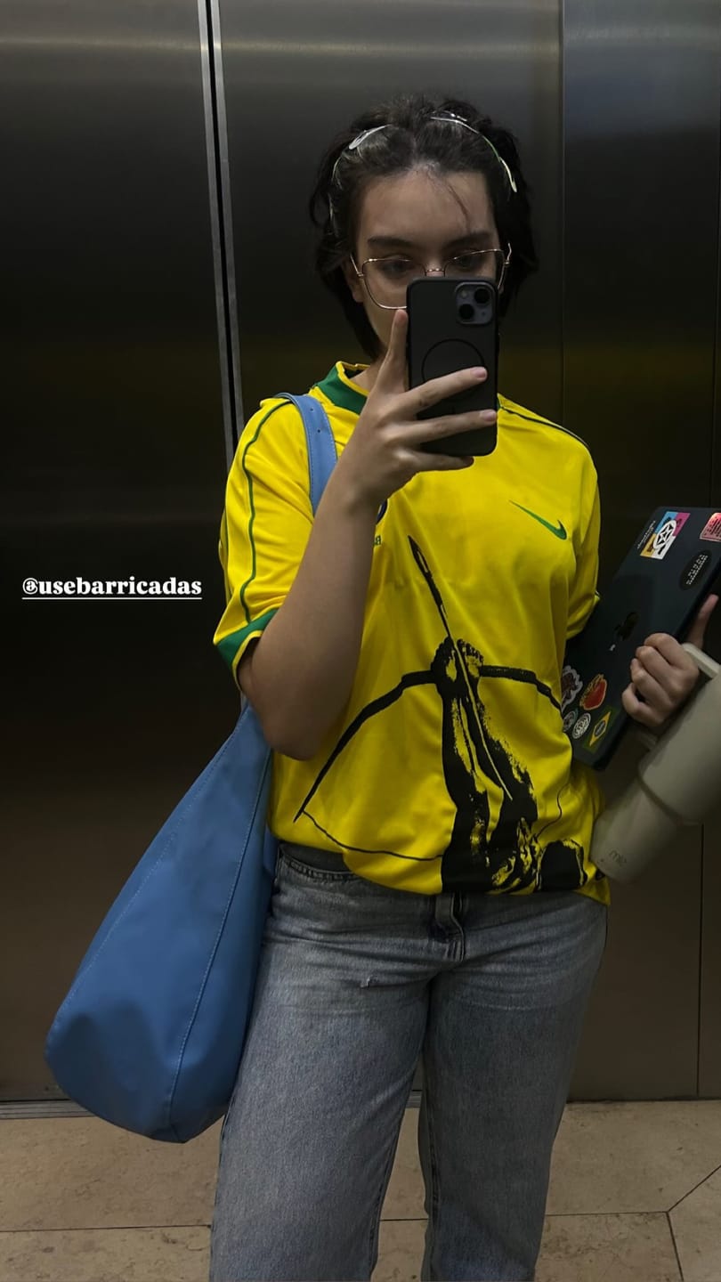 Customer photo review of Camisa seleção brasileira 98 x Luta Indígena