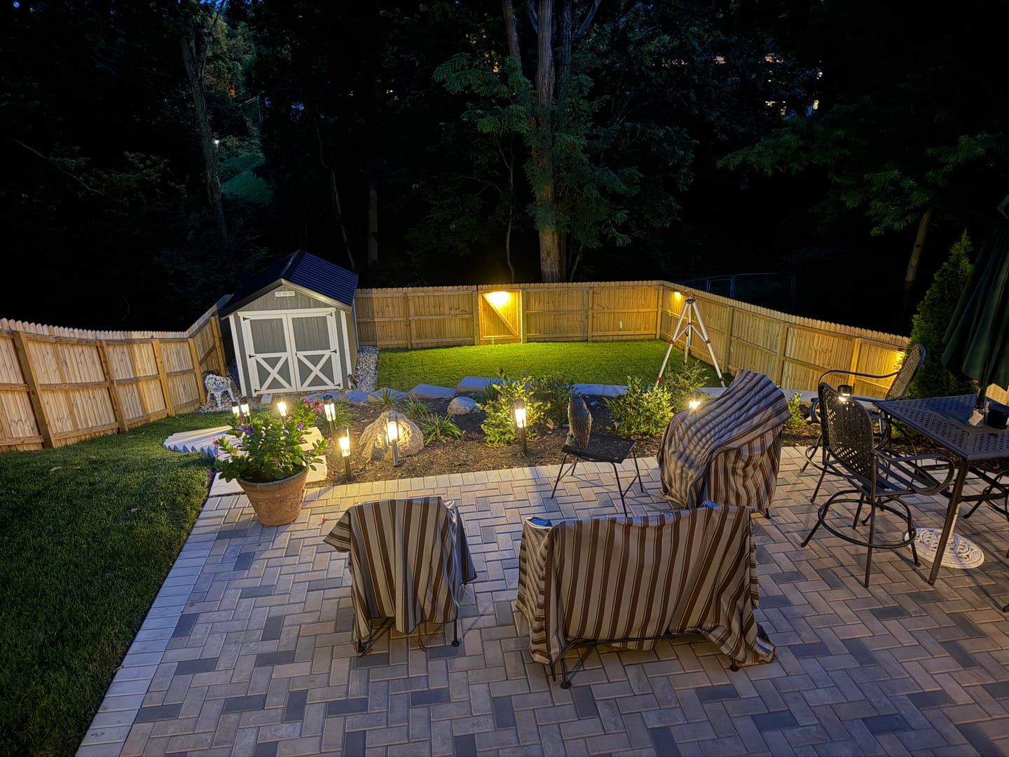 Customer photo review of Solar Wall Light with Motion Sensor