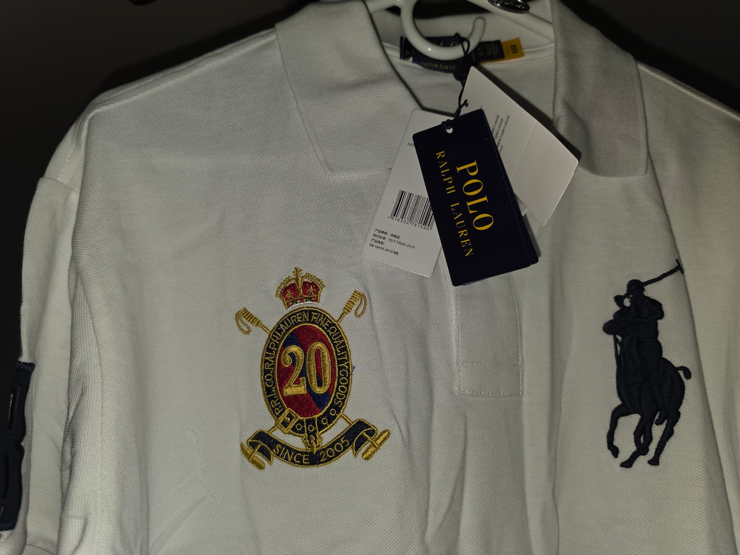 Customer photo review of Polo Ralph Lauren Big Pony Polo Shirt 20th Anniversary