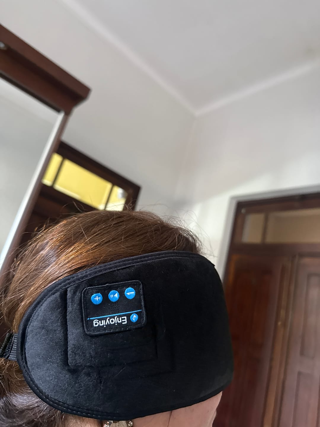 Customer photo review of Antifaz Bluetooth Premium Somnia Sleepmask®