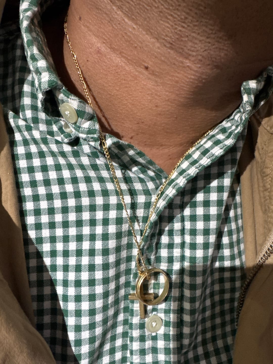 Customer photo review of Cadena Fígaro en Oro laminado 18k Para Caballero