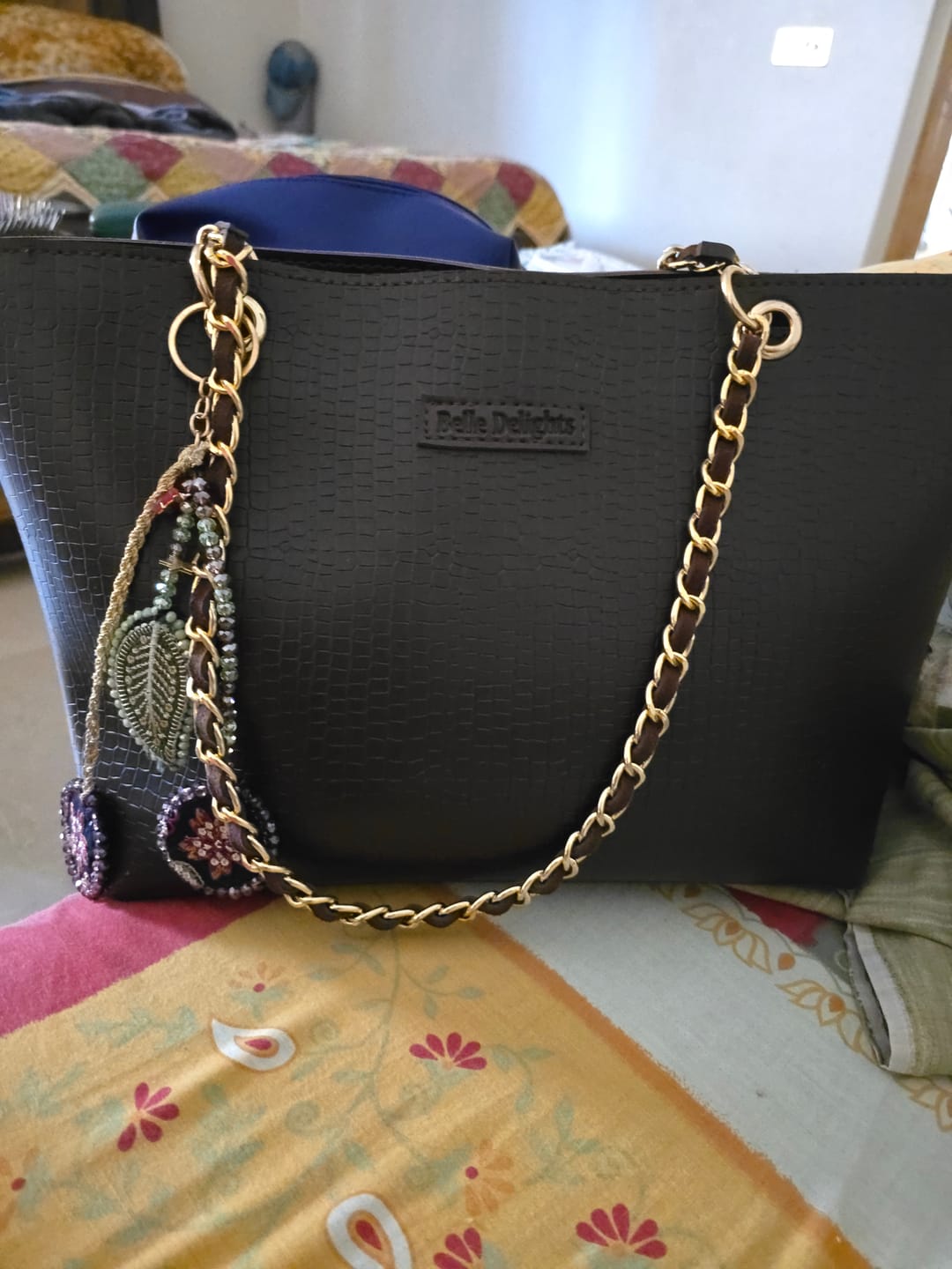 Customer photo review of Brown New Wave Tote Bag