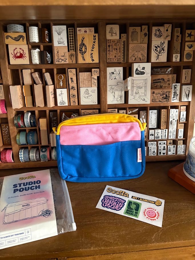 Customer photo review of Soolla® Studio Pouch, Stationery Store Day 2026