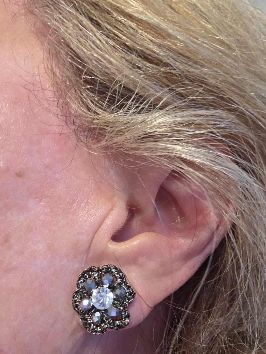 Customer photo review of Orecchini Zaky silver