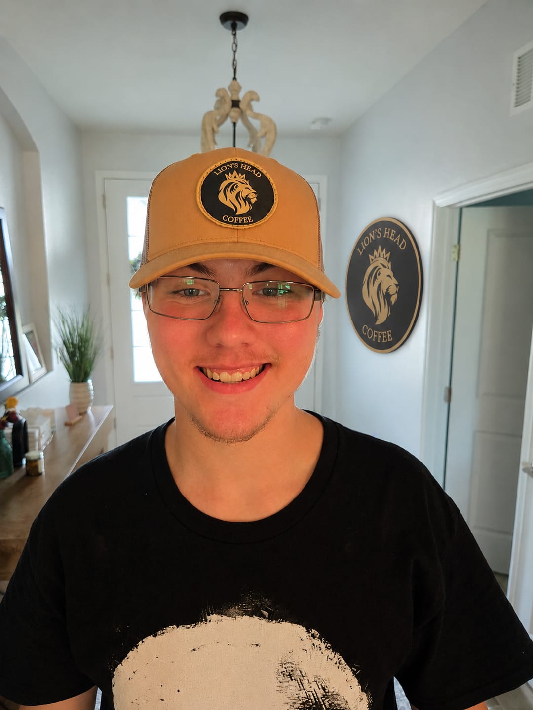 Customer photo review of Lion's Head Logo - Curved 112 Hat - TAN