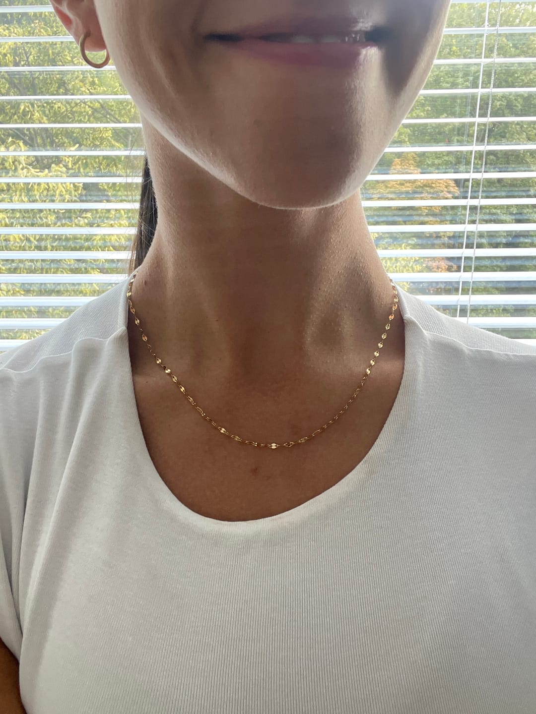 Customer photo review of Dainty Necklace