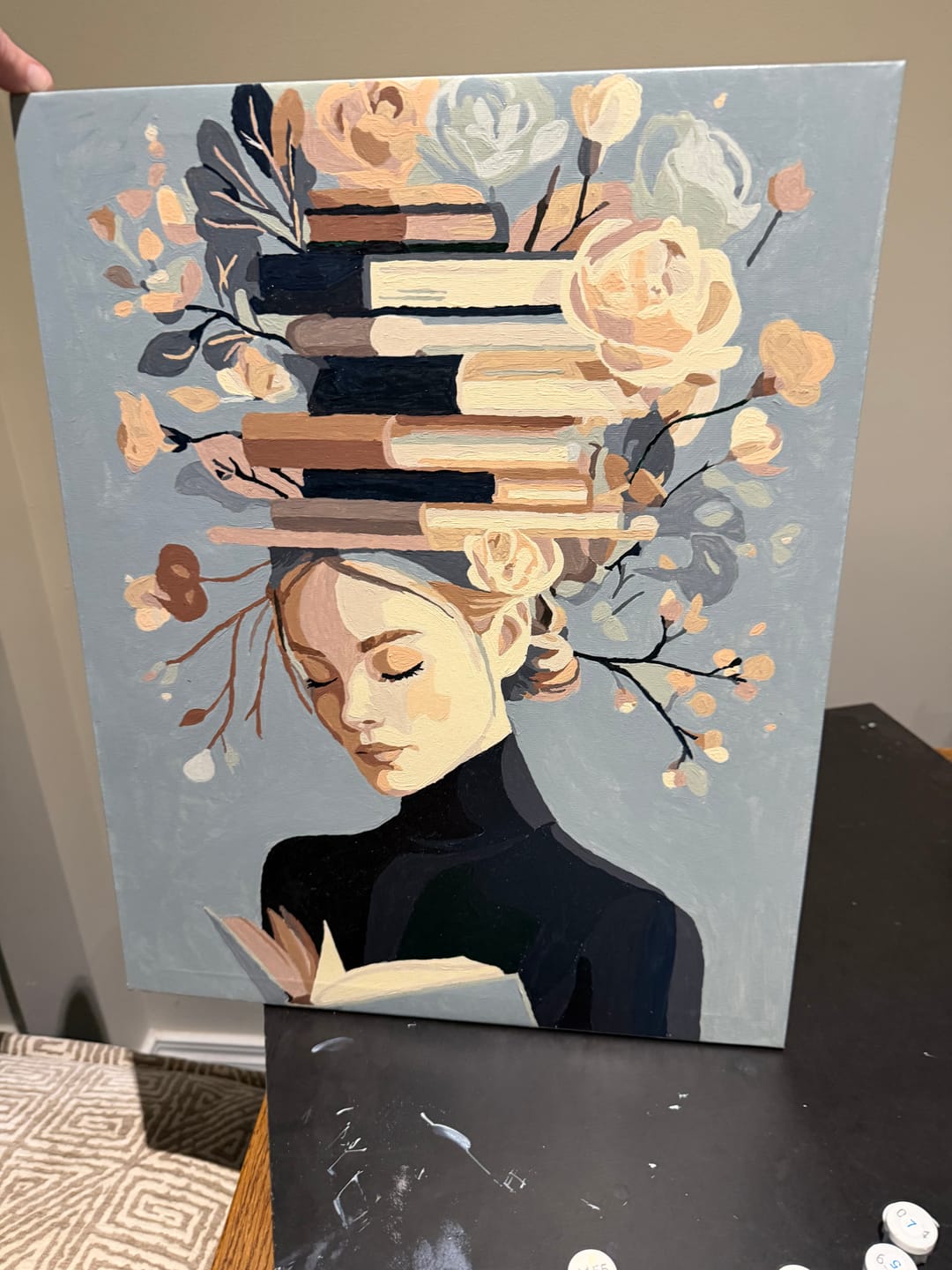 Customer photo review of Book garden | Paint by Number