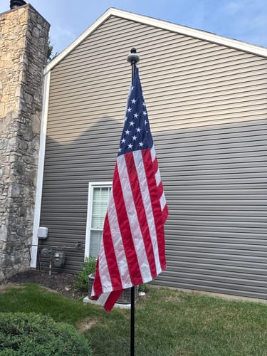 Customer photo review of 3' x 5' American Flag