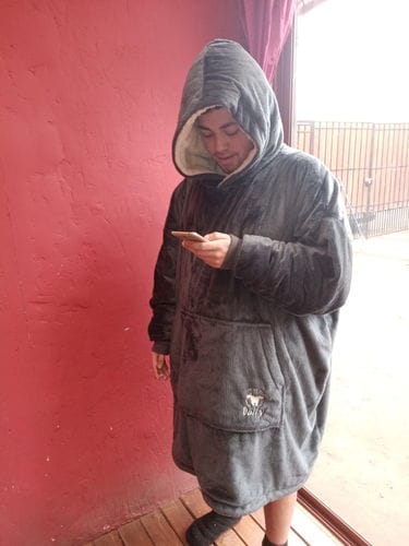 Customer photo review of Abrigo Oversize - Dolly Marengo Unisex