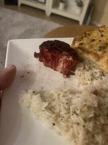 Customer photo review of Thick-Cut Filet