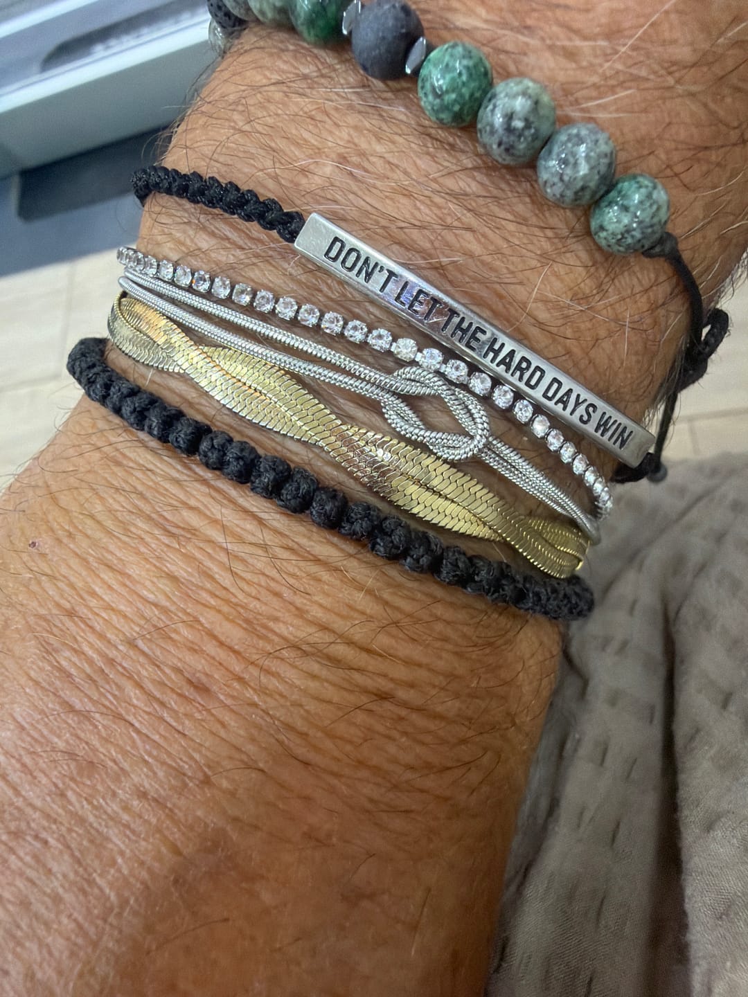 Customer photo review of Forever Knot Bracelet