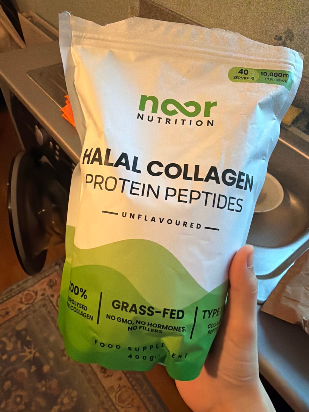 Customer photo review of Halal Collagen Powder