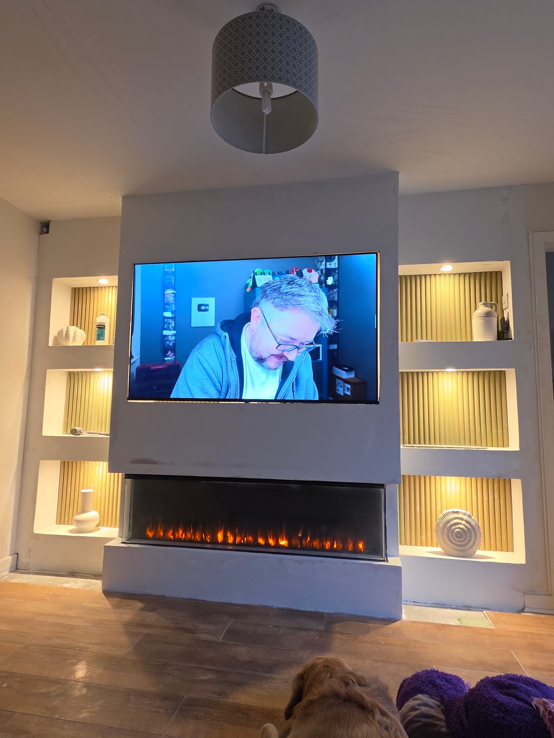 Customer photo review of Legacy Reeded Paintable MDF Panel