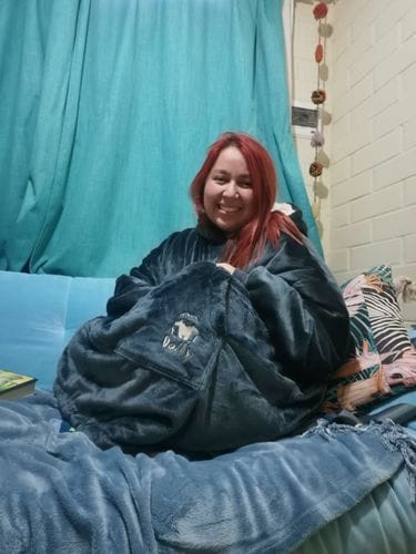 Customer photo review of Abrigo Oversize - Dolly Marengo Unisex
