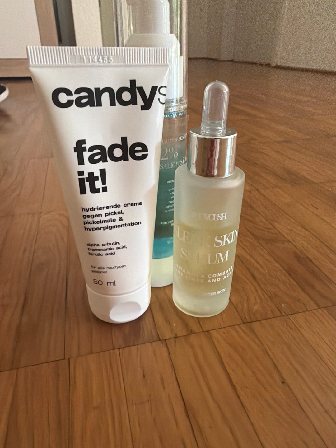 Customer photo review of Salicylsäure, Fade It & Sleek Skin Bundle