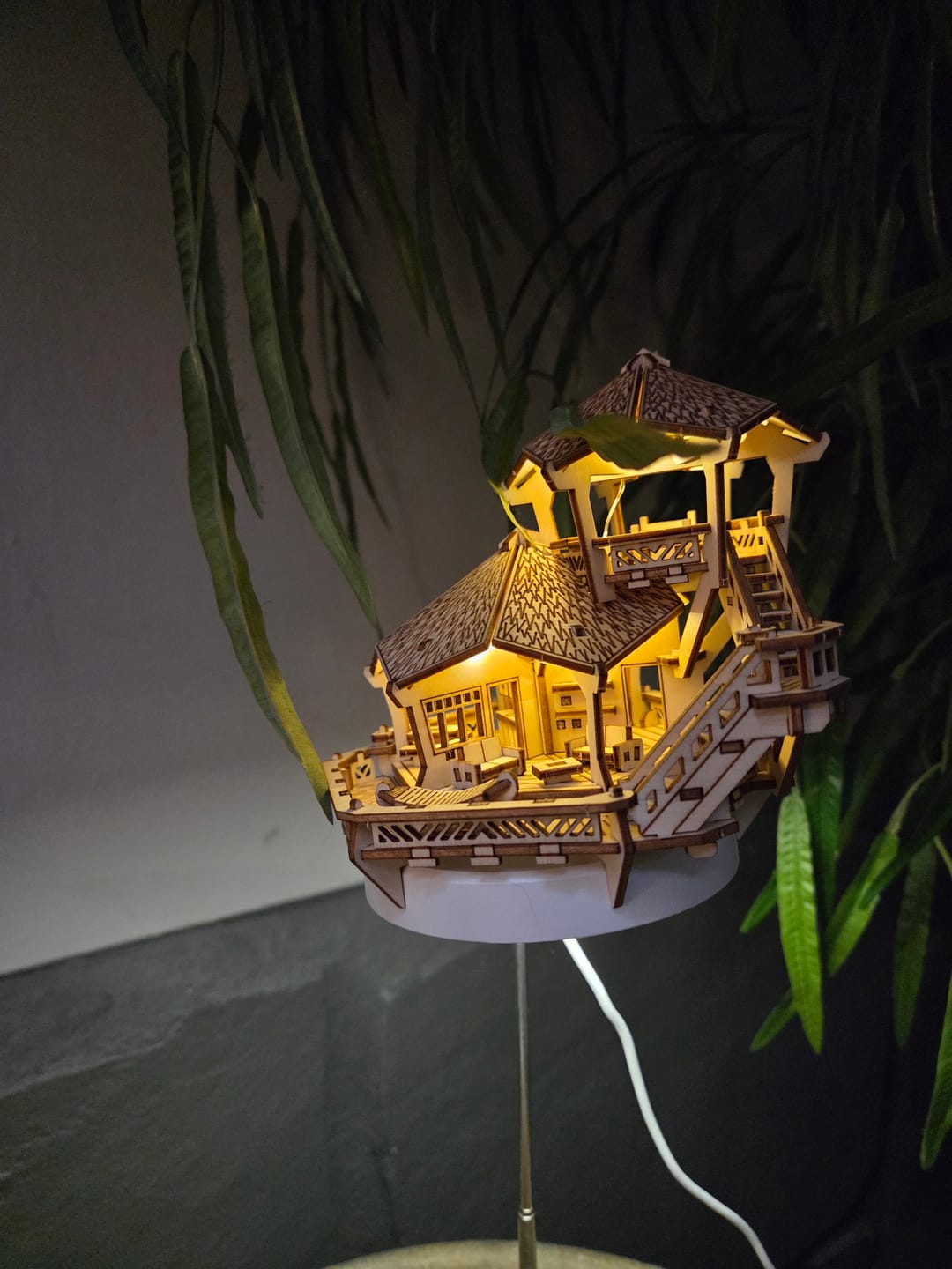 Customer photo review of Island Cabana + Grow Light