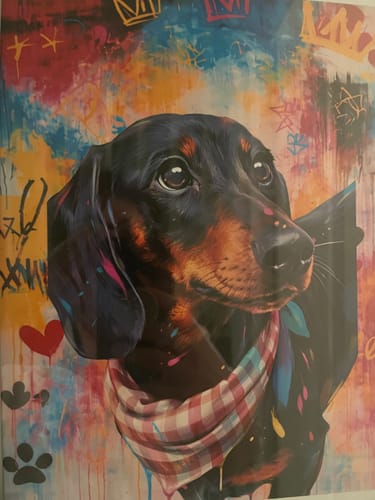 Customer photo review of Graffiti -  Personalised Poster