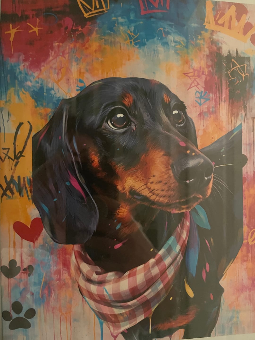 Customer photo review of Graffiti -  Personalised Poster