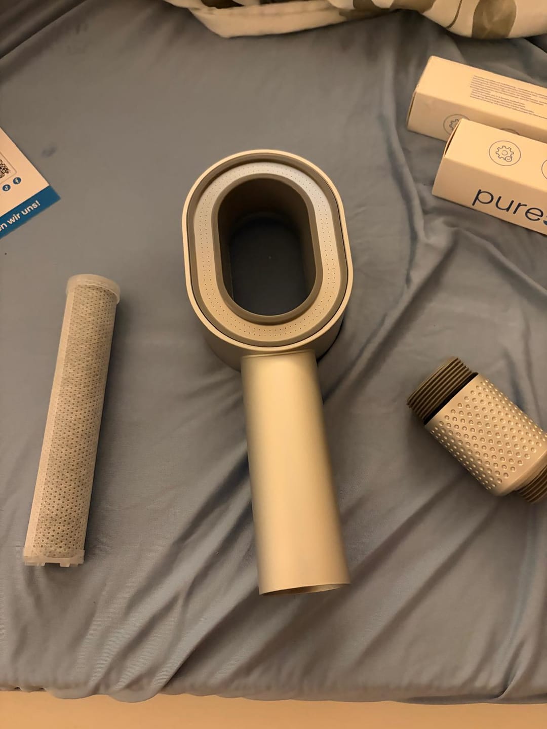 Customer photo review of PureStream Aquabliss - Duschkopf mit Filter mit universellem Filtersystem