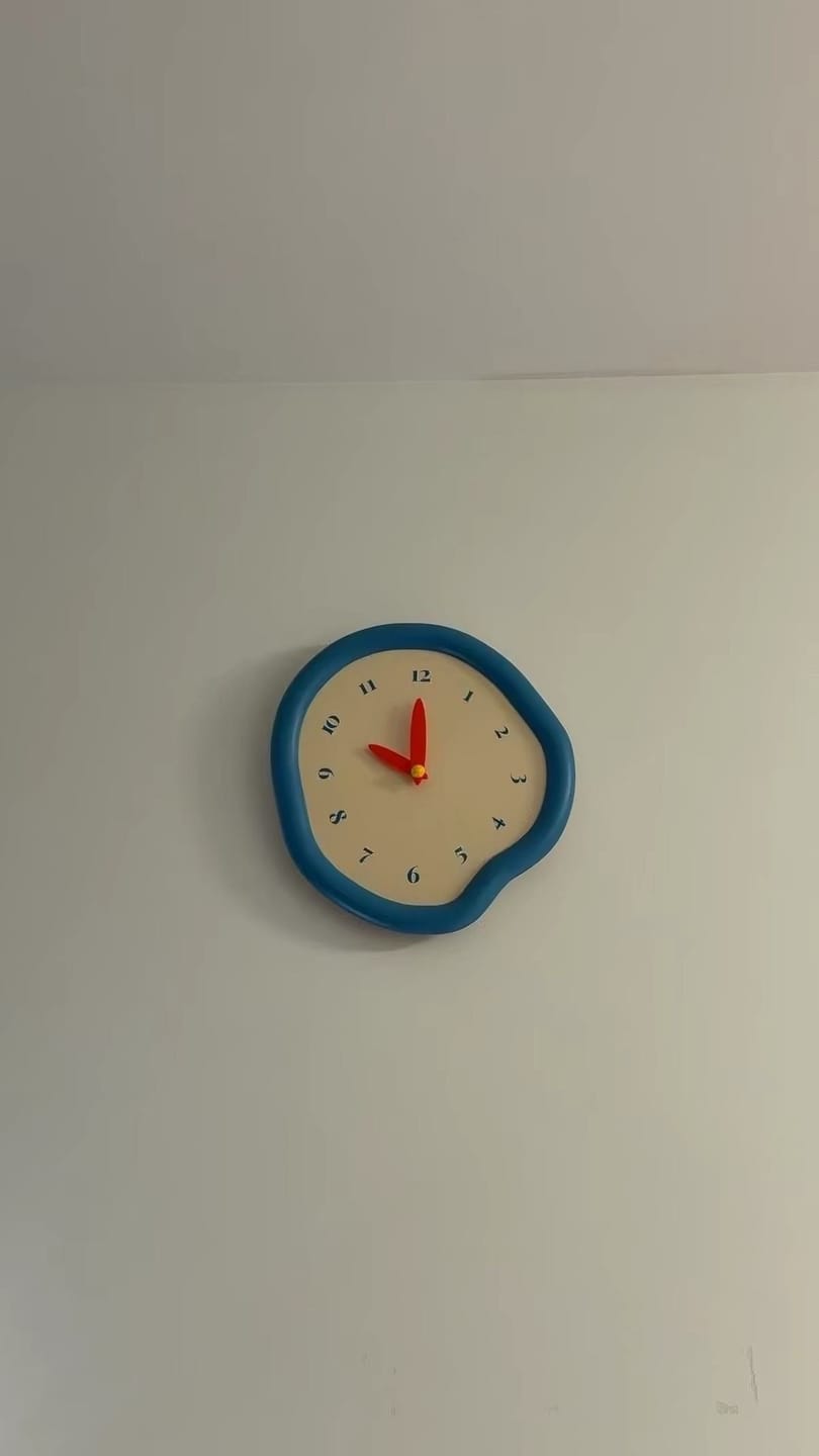 Customer photo review of Asymmetrical Drip Clock