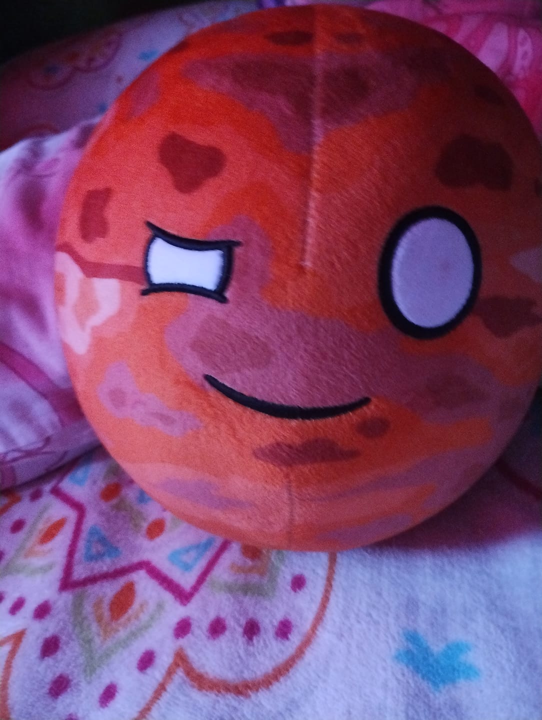 Customer photo review of The SolarBalls Mars Plush