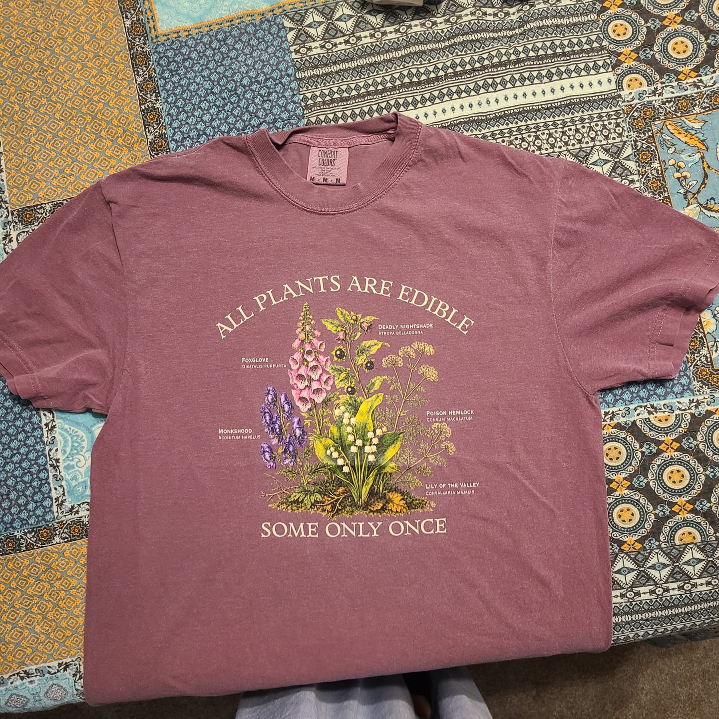 Customer photo review of All Plants Are Edible T-Shirt