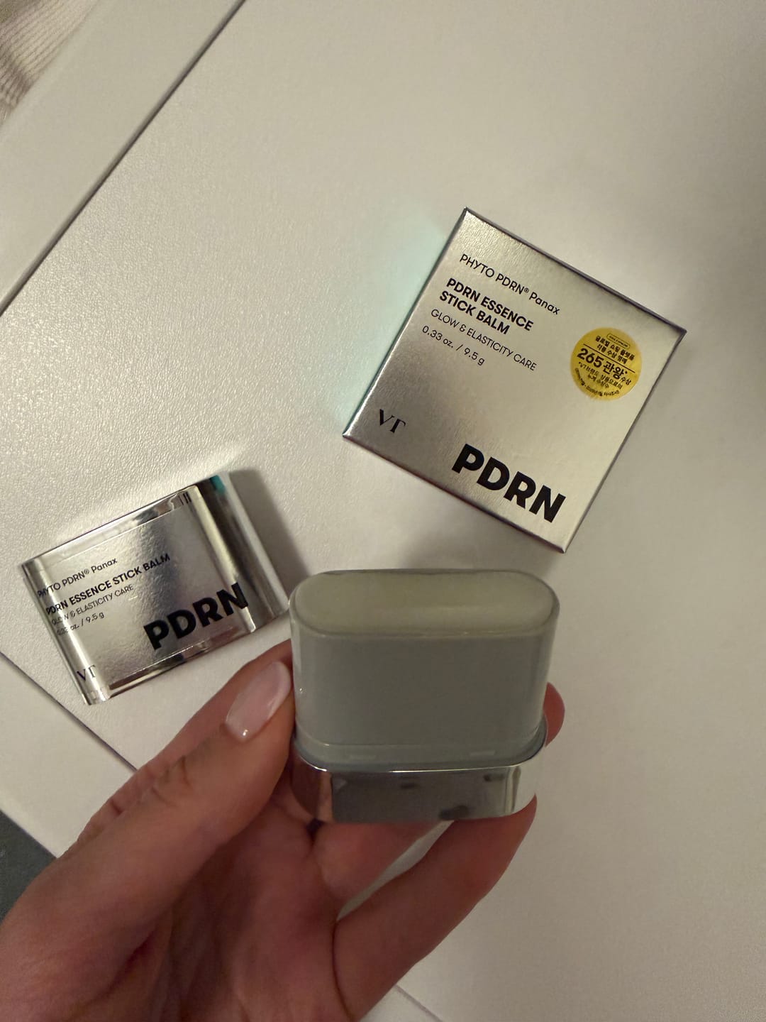 Customer photo review of Atjaunojošs stiks balzams ar PDRN VT Cosmetics PDRN Essence Stick Balm