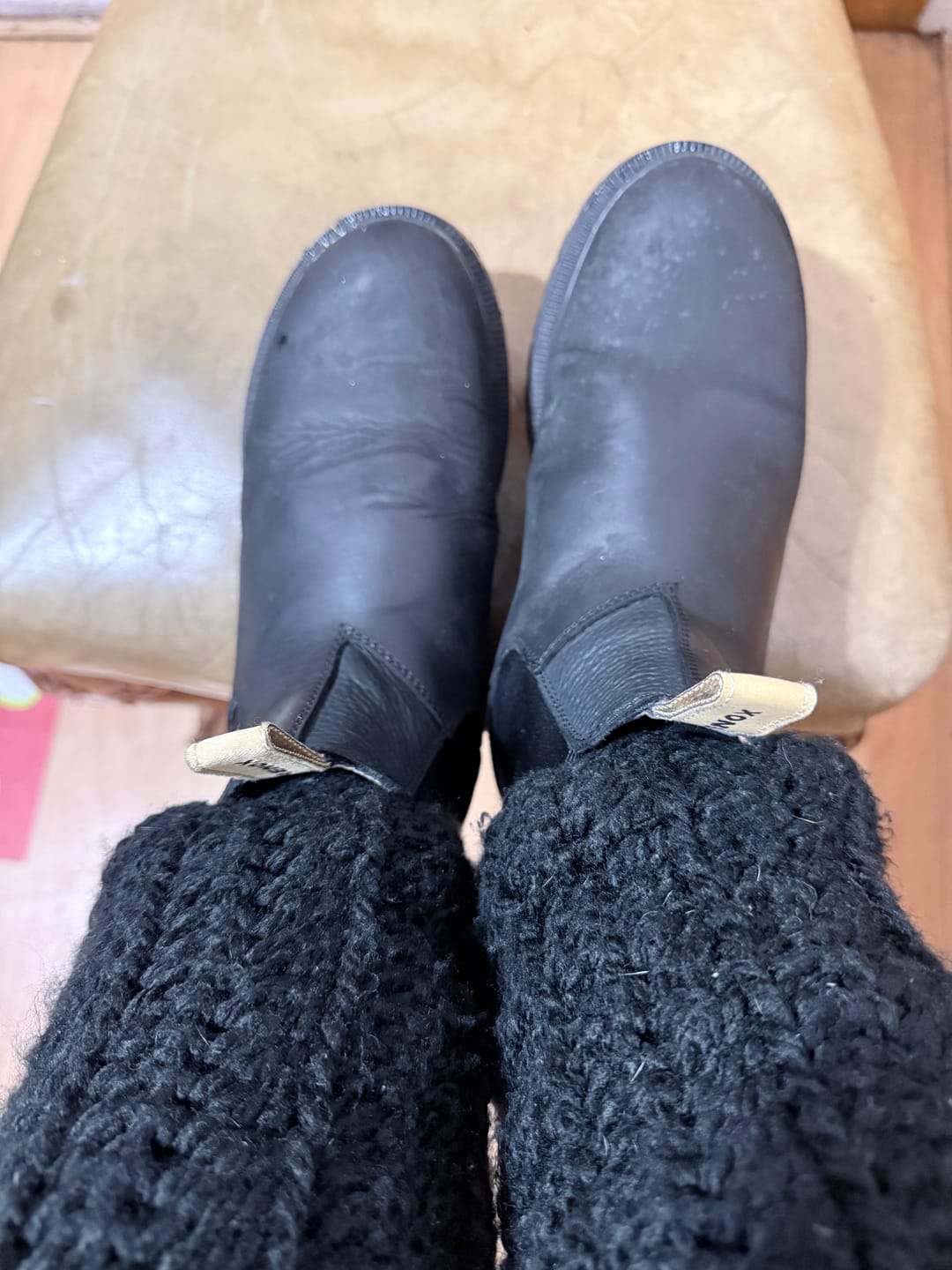 Customer photo review of Botín Original 2 Chiporro Natural Negro Mujer
