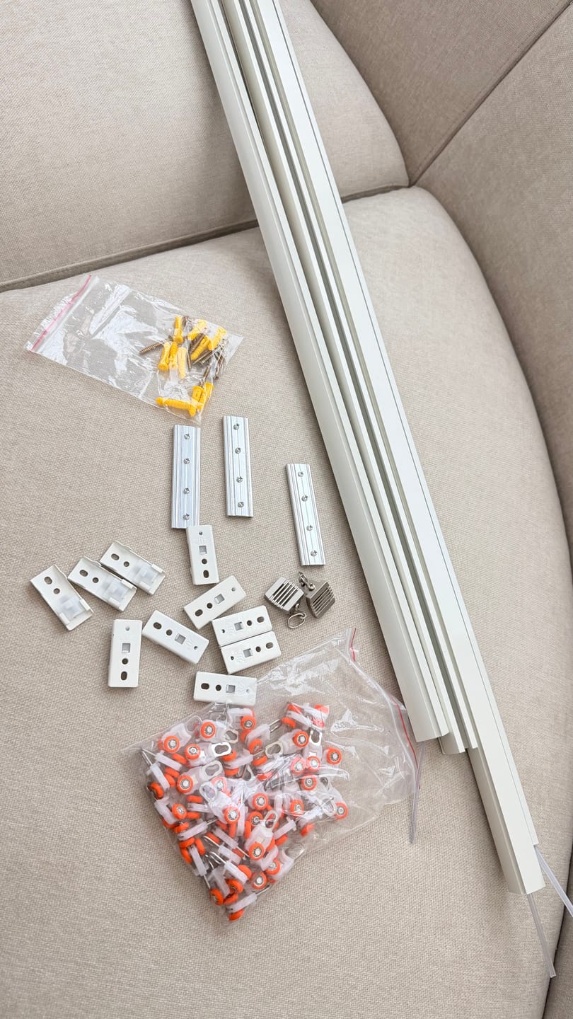 Customer photo review of Heavy Duty Metal Custom Curtain Track