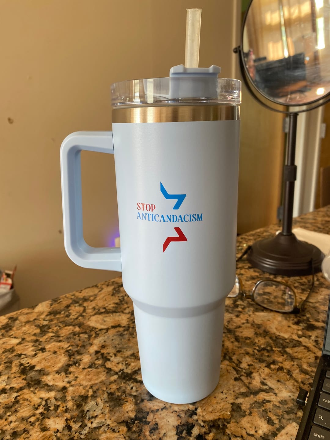 Customer photo review of Stop Anticandacism Cup